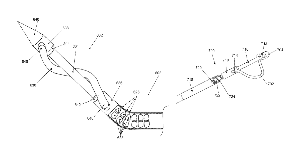Patent drawing for Systems and methods for cable-based tissue removal