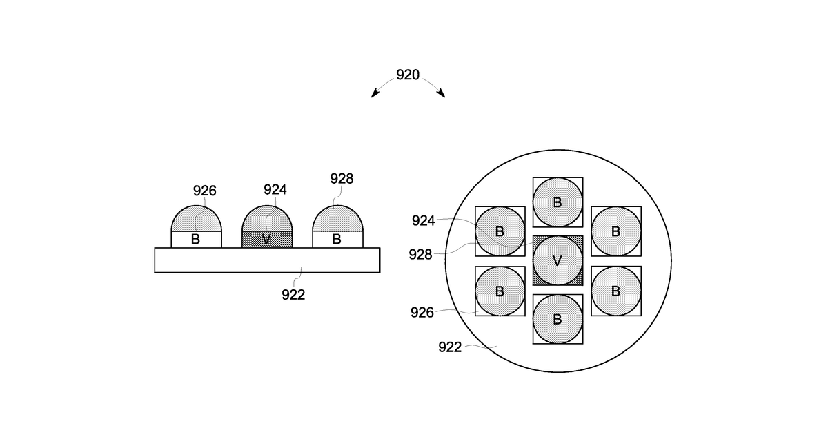 Patent drawing for Lamps for enhanced optical brightening and color preference