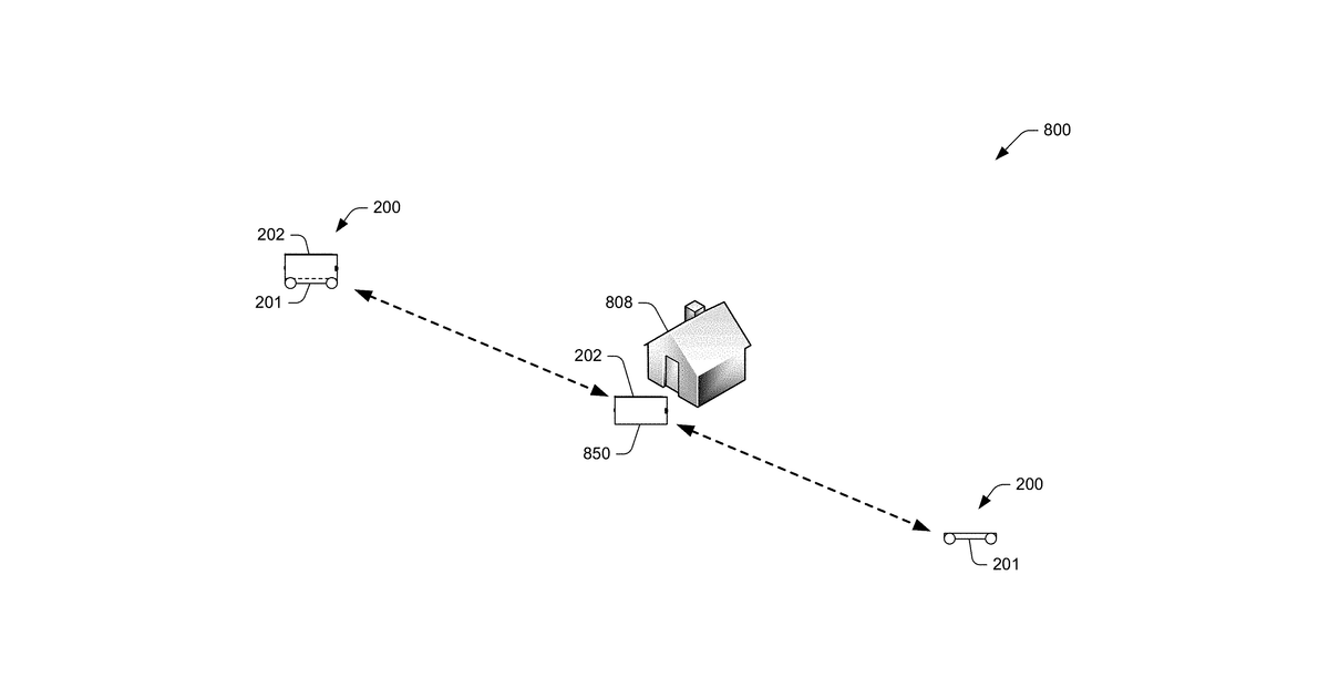 Patent drawing for Modular autonomous ground vehicles