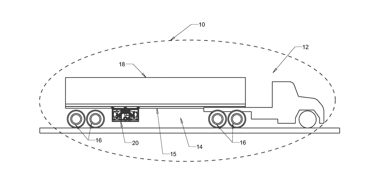 Patent drawing for Mobile transport fuel refinery system and method, fuel refinery and dispensing …