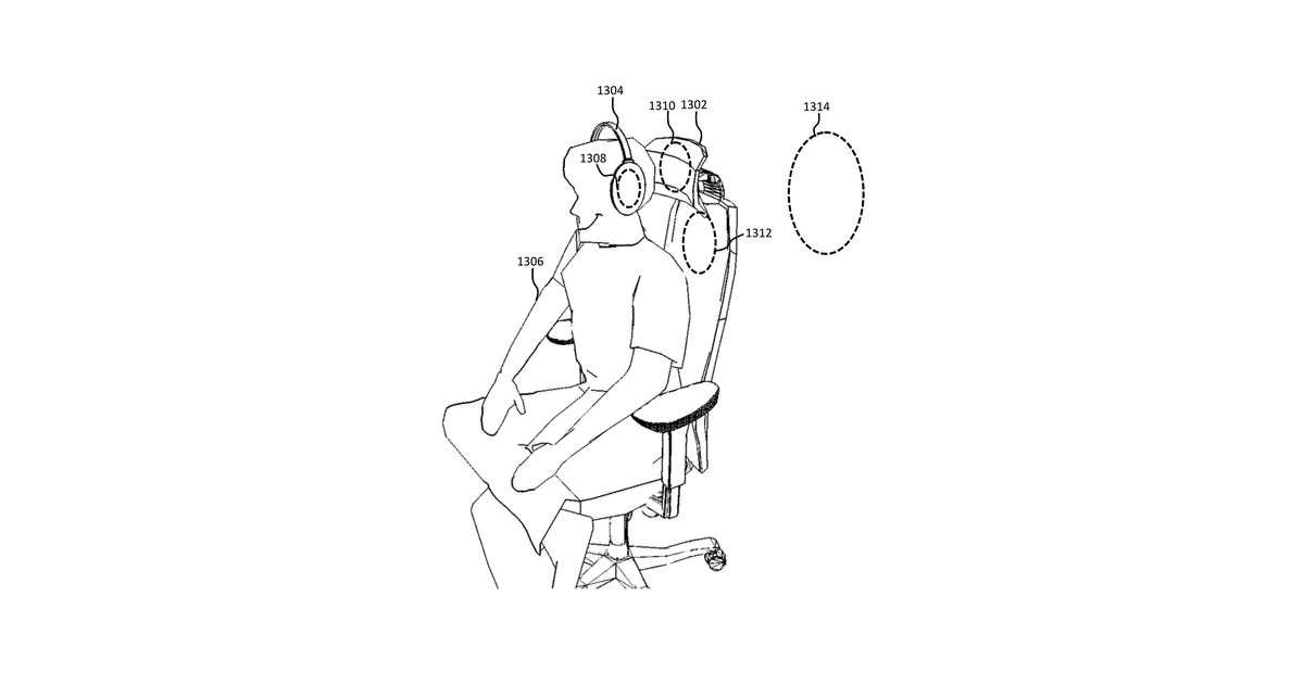 Patent drawing for Wirelessly powered audio devices
