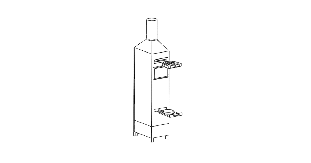 Patent drawing for Cooking robot