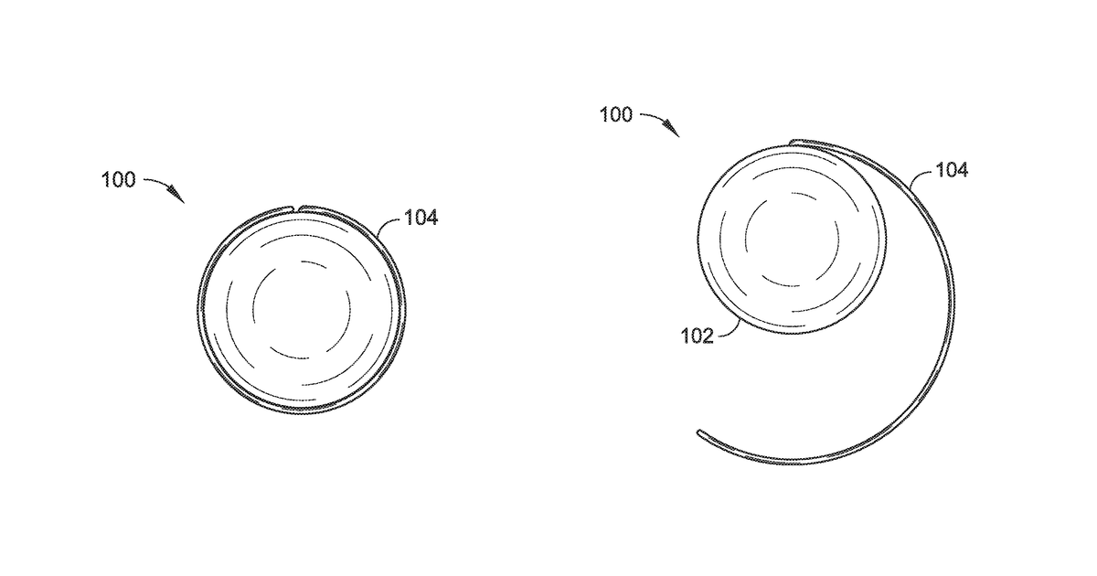 Patent drawing for Intraluminal devices with deployable elements