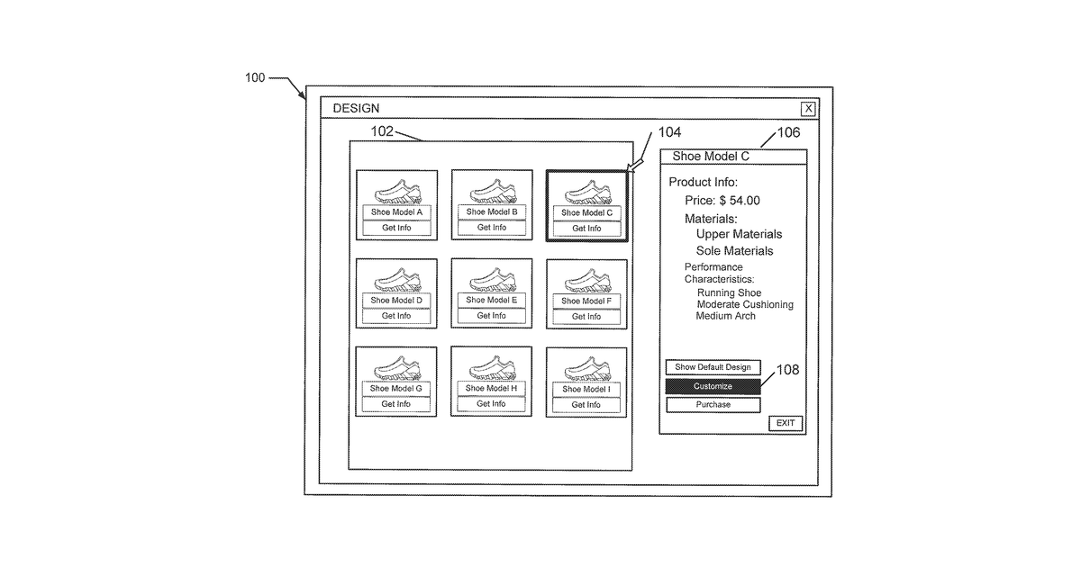 Patent drawing for Consumer products