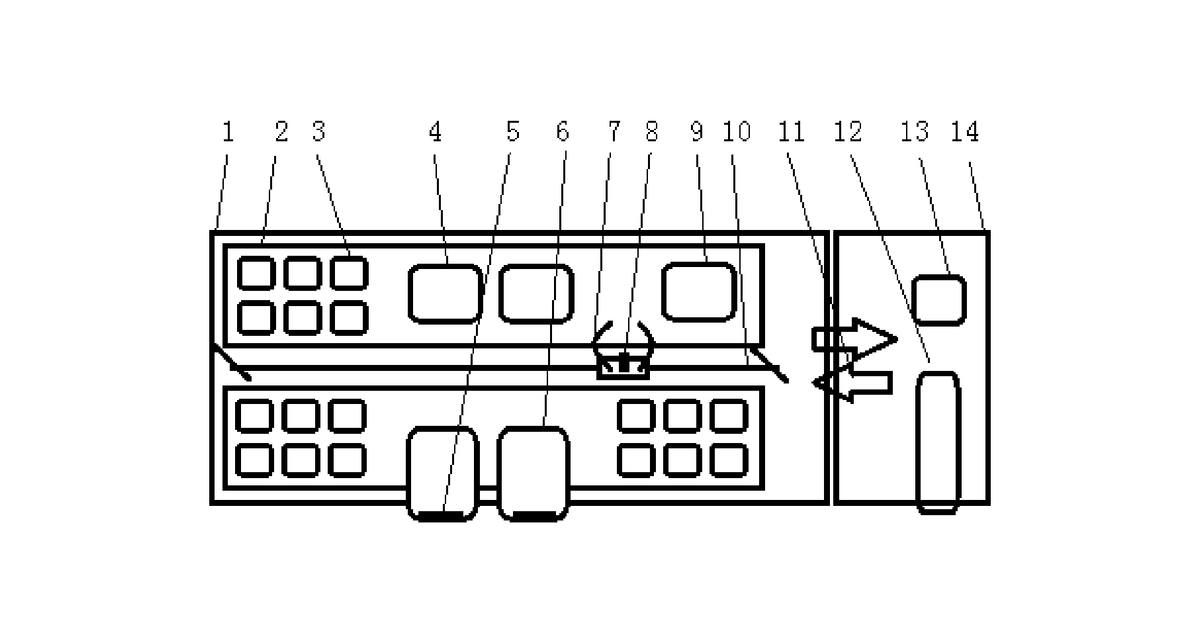 Patent drawing for System for automatically cooking and selling frozen food