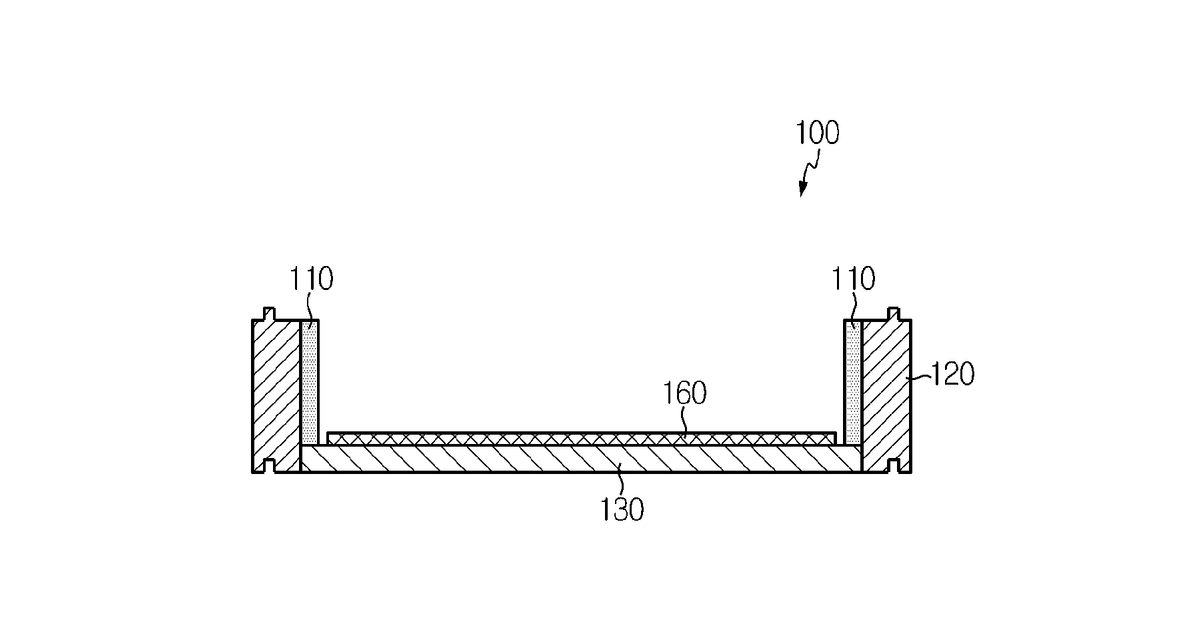 Patent drawing for Battery module having all-solid-state battery and cartridge