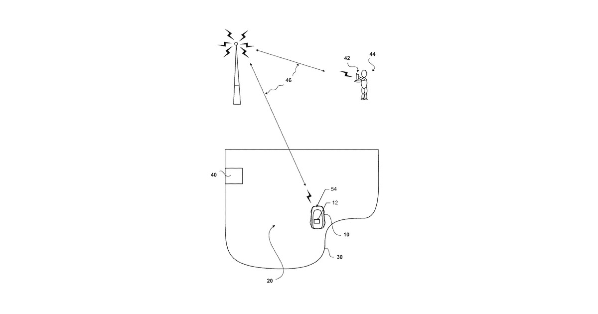 Patent drawing for Zone control system for a robotic vehicle
