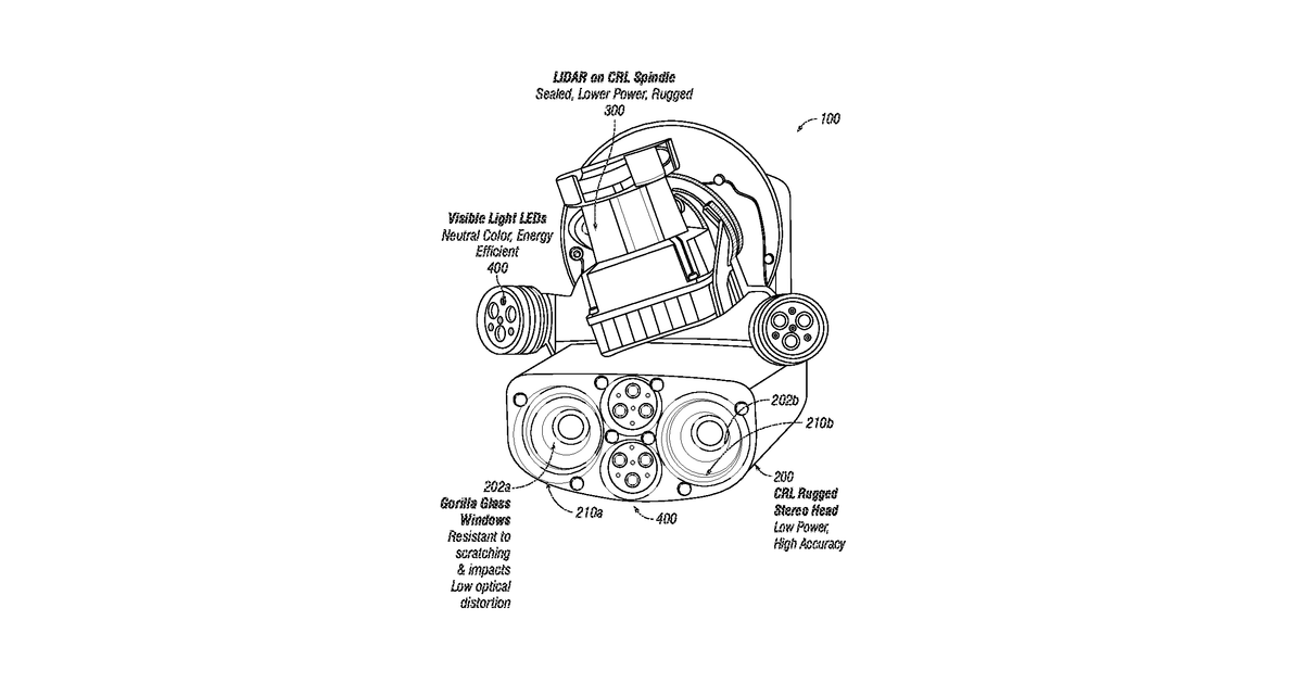 Patent drawing for Methods, systems, and apparatus for multi-sensory stereo vision for robotics