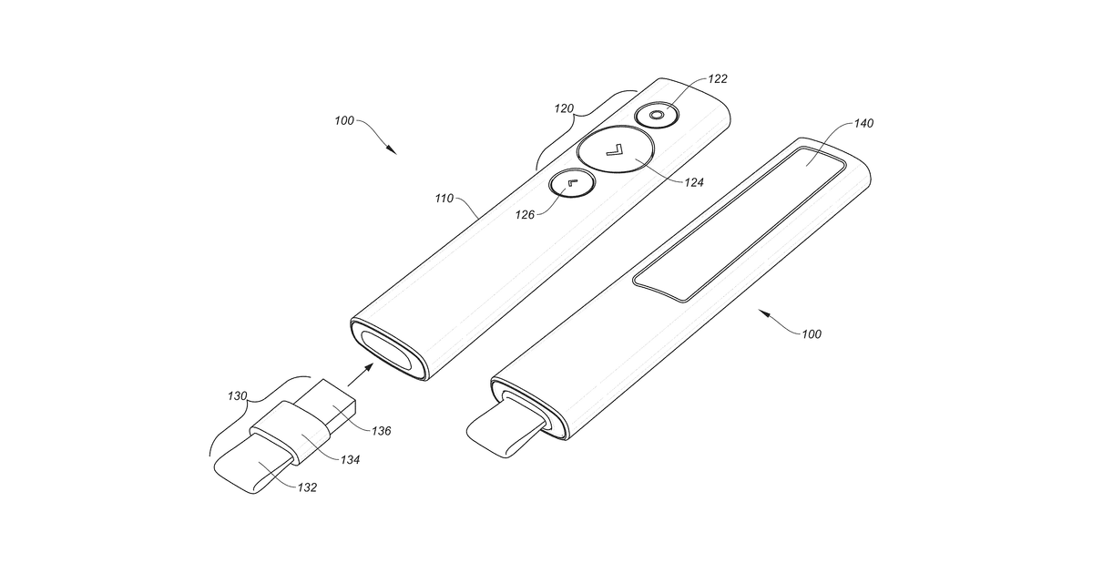 Patent drawing for Automatic selection of a wireless connectivity protocol for an input device