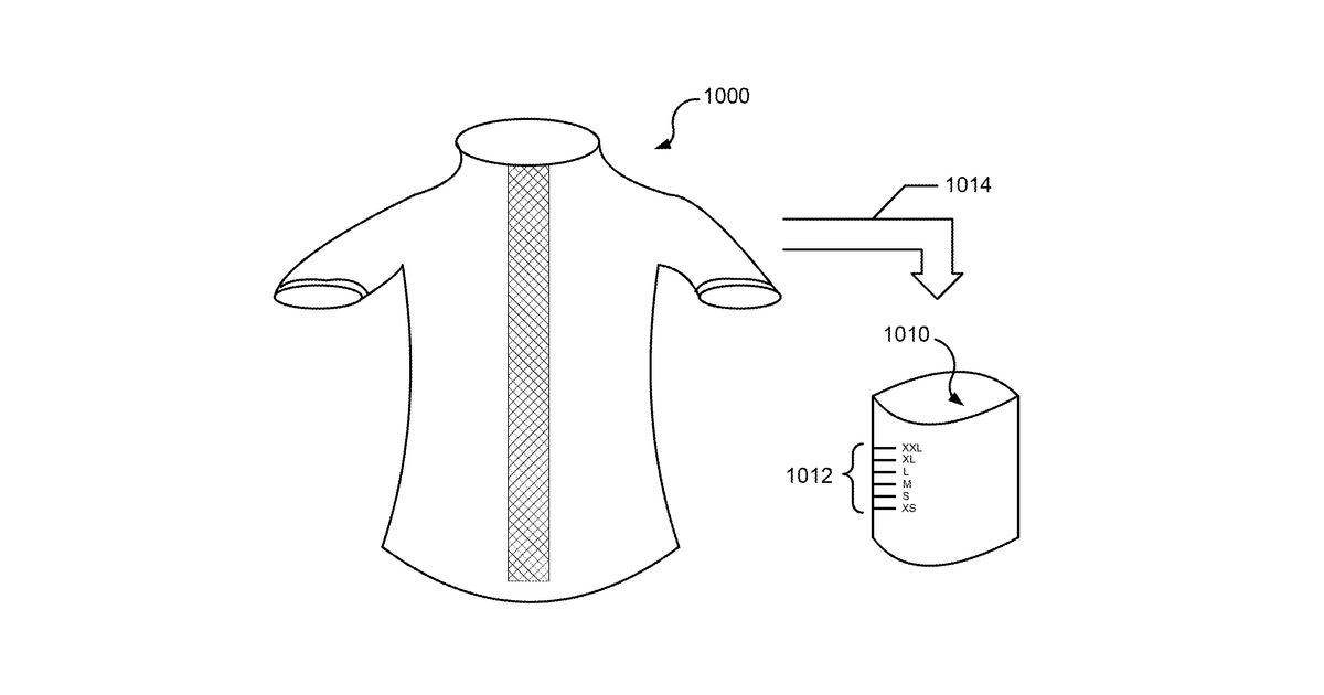 Patent drawing for Article of apparel utilizing zoned venting and/or other body cooling features or methods