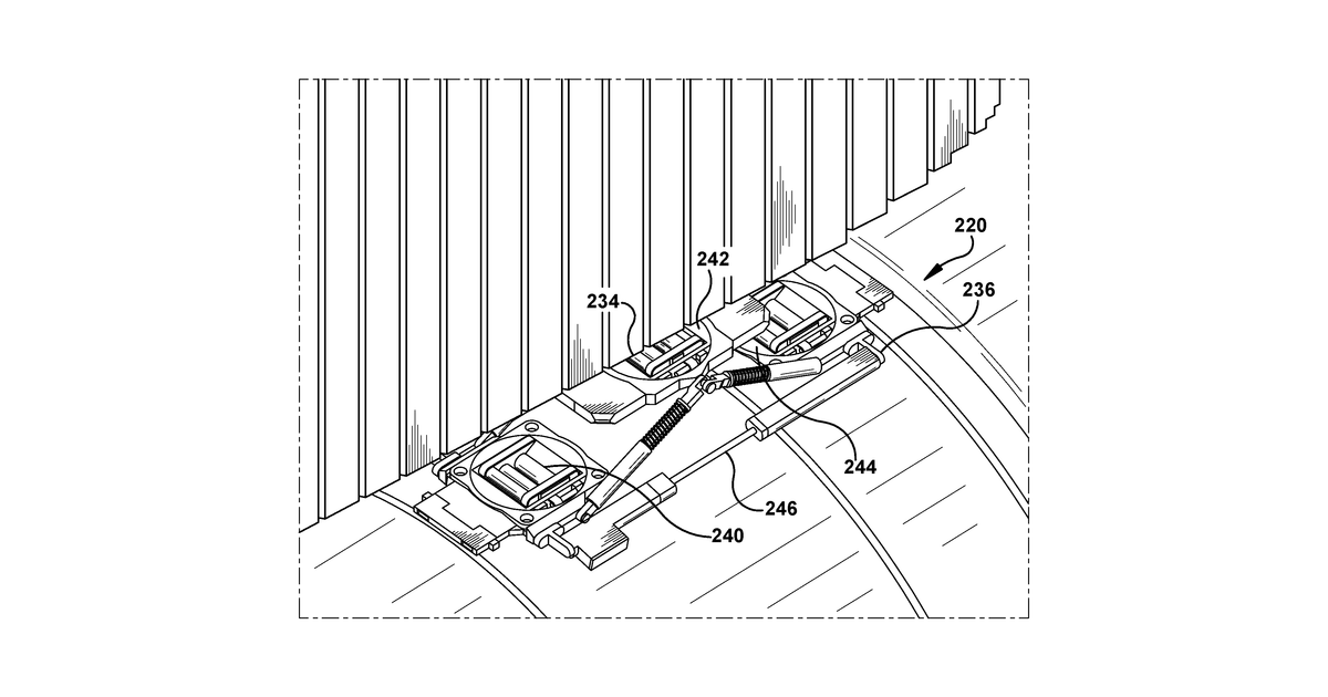 Patent drawing for Crawler robot for in situ gap inspection