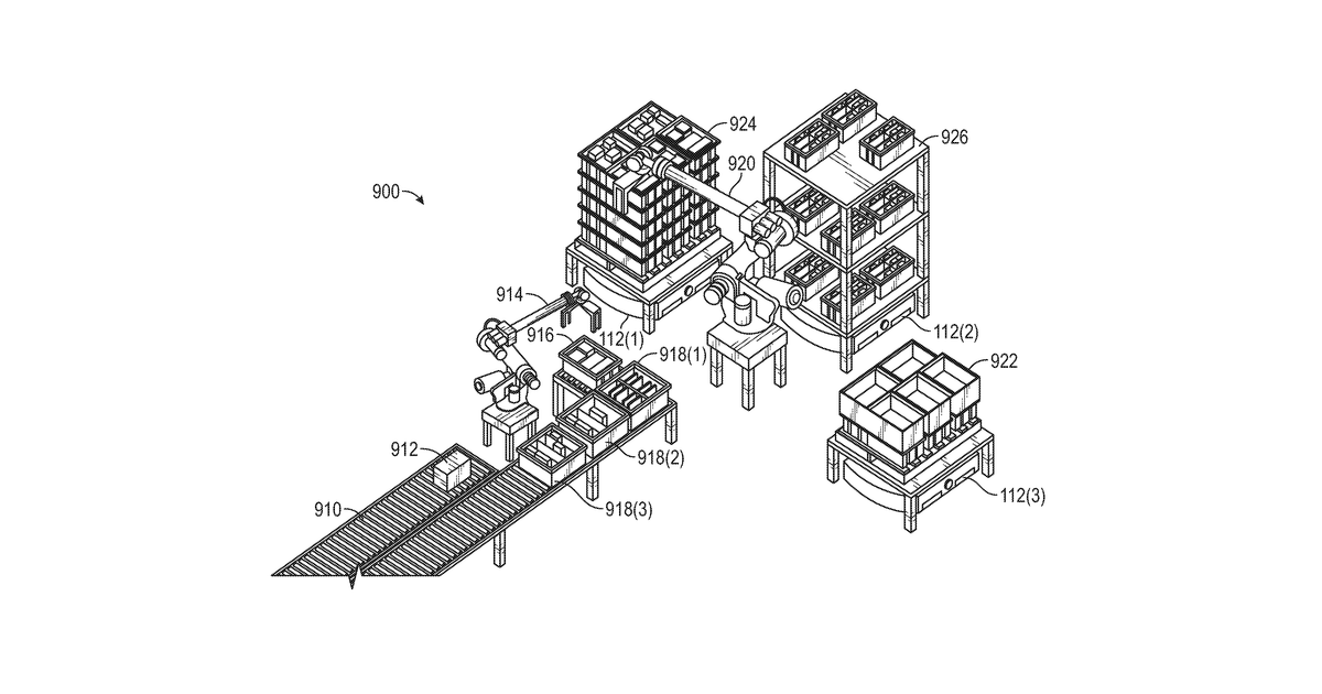 Patent drawing for Adaptive perception for industrial robotic systems
