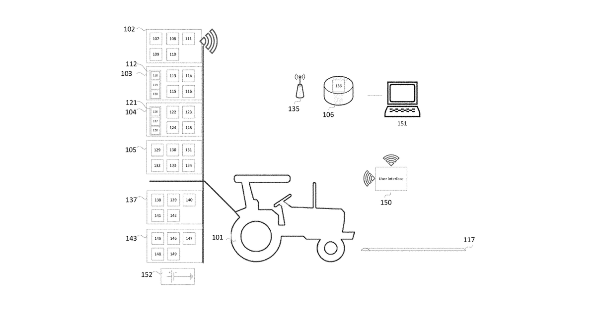 Patent drawing for Systems and methods for determining crop yields with high resolution geo- …