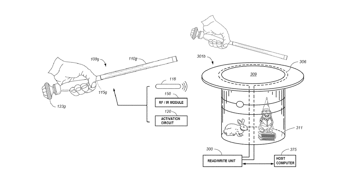 Patent drawing for Interactive gaming toy