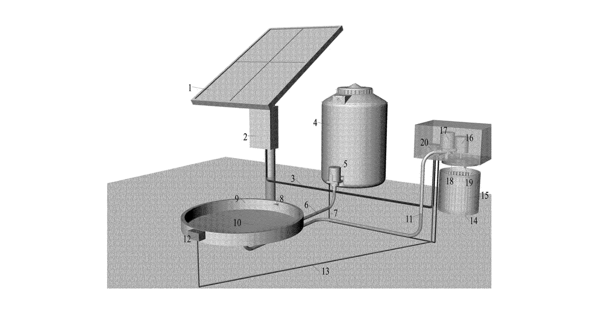 Patent drawing for Device and method for certifying the life cycle of an organic product