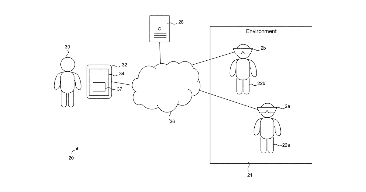 Patent drawing for Augmented reality