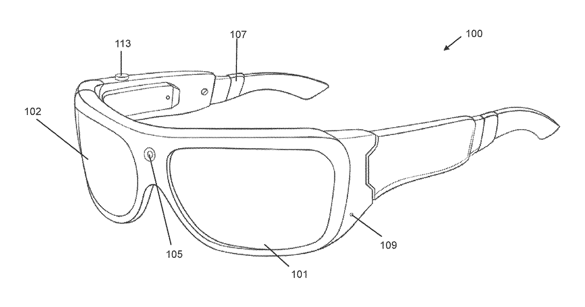 Patent drawing for Mixed reality sport simulation and training system