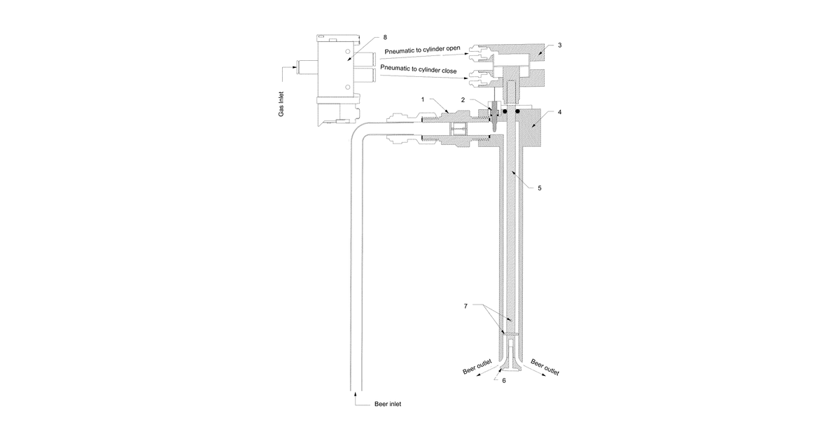 Patent drawing for Fluid dispensing system
