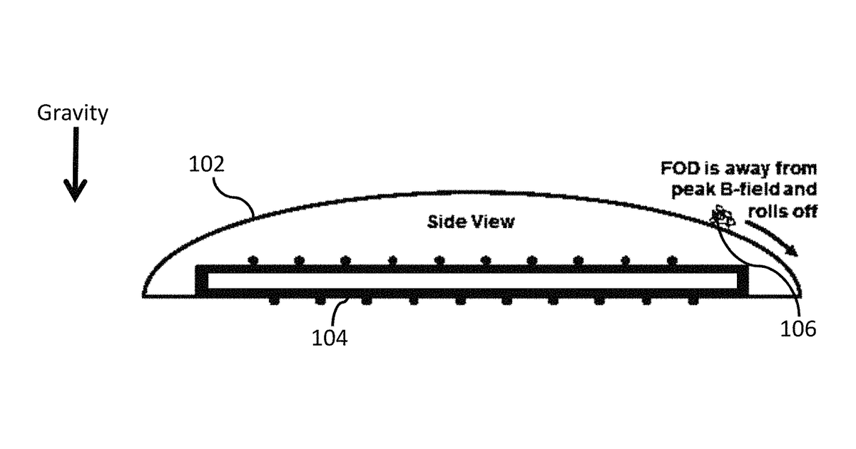 Patent drawing for Foreign object detection in wireless energy transfer systems