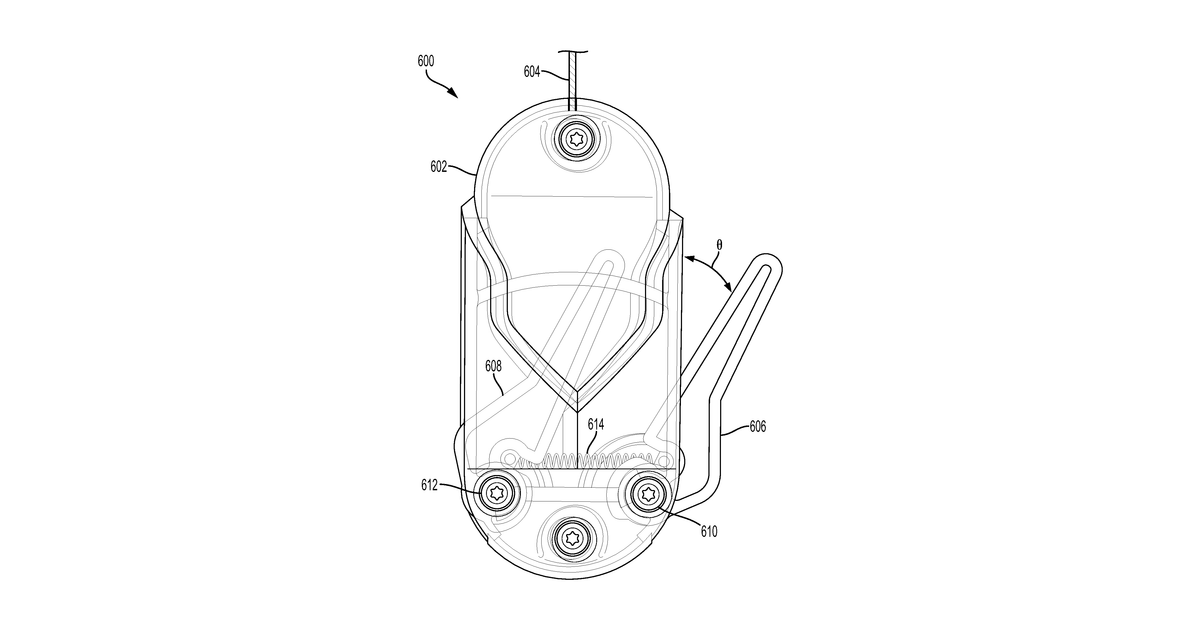 Patent drawing for Apparatuses for releasing a payload from an aerial tether