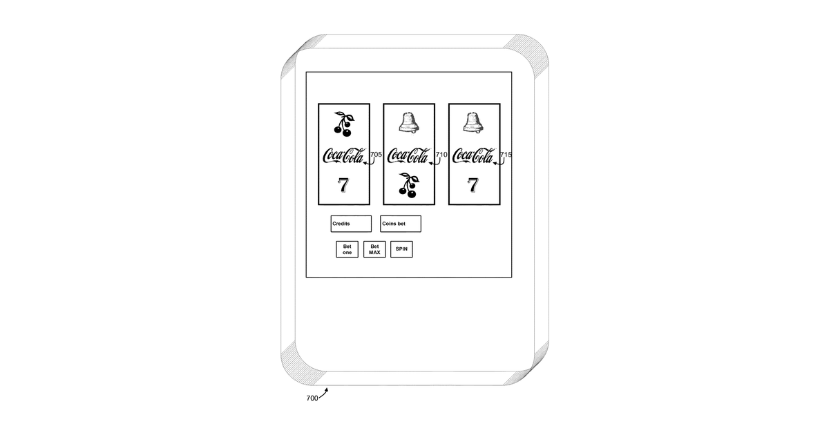 Patent drawing for Game simulation