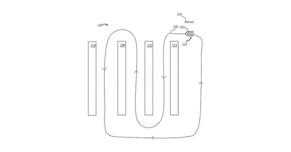 Patent drawing for Systems and methods for robotic mapping