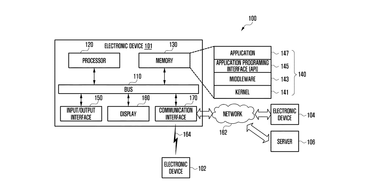 Patent drawing for Electronic device and hardware diagnosis result-based process execution method thereof
