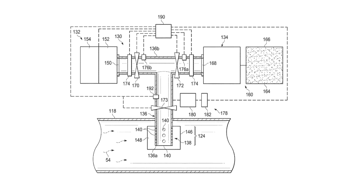 Patent drawing for Extraction cleaner and gas system check