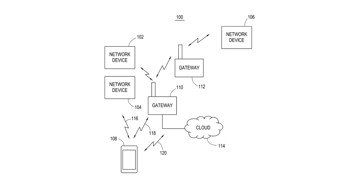 Patent drawing for Water leak detection using pressure sensing