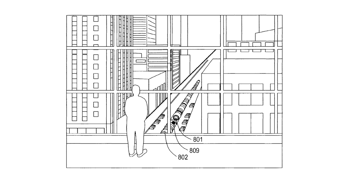 Patent drawing for Augmented reality (AR) display of pipe inspection data