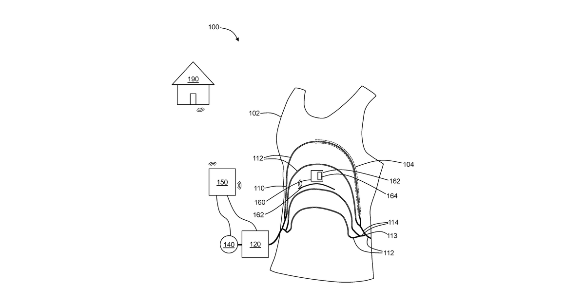 Patent drawing for Branched tube network and temperature regulating garment with branched tube network