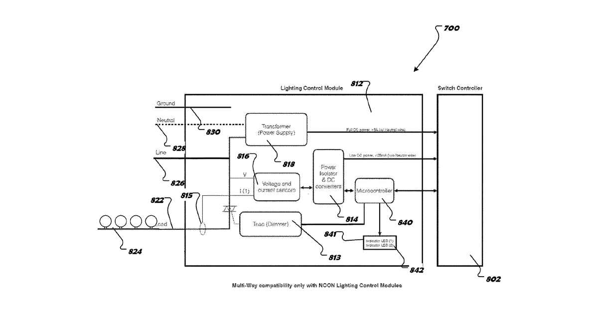 Patent drawing for Intelligent lighting control bulb detection apparatuses, systems, and methods