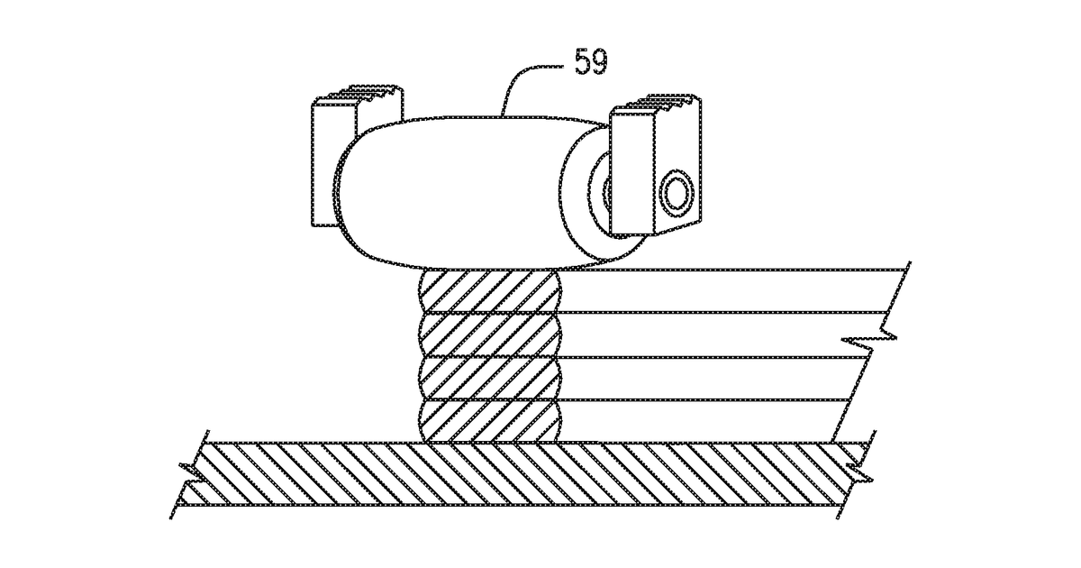 Patent drawing for Methods and apparatus for compressing material during additive manufacturing