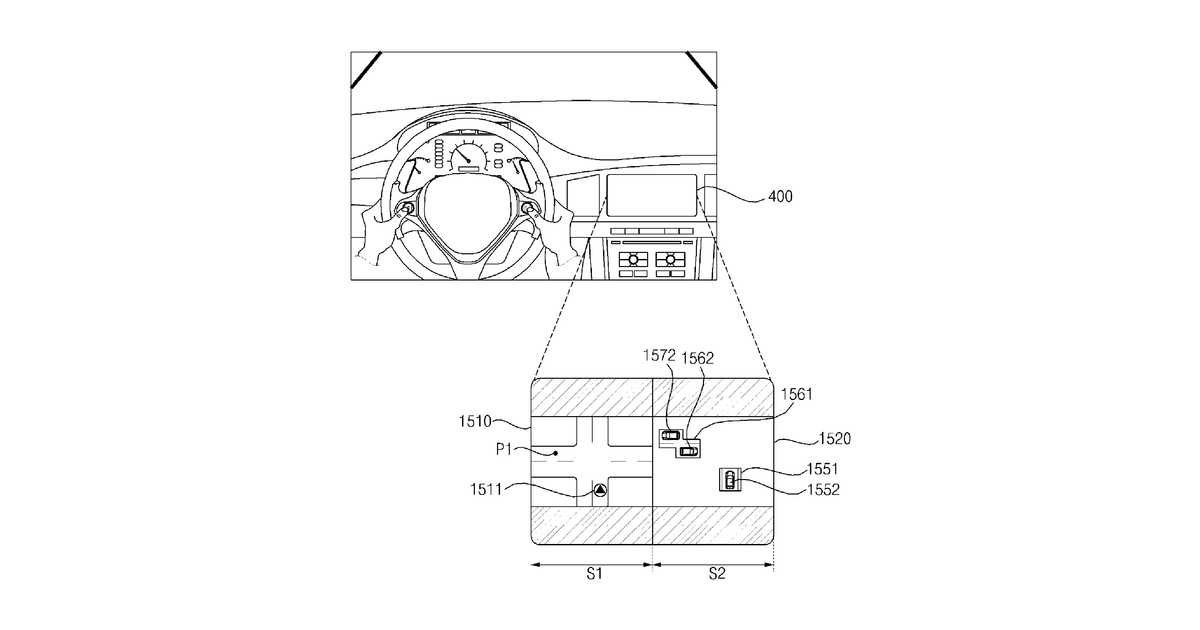 Patent drawing for Driver assistance apparatus and control method for the same