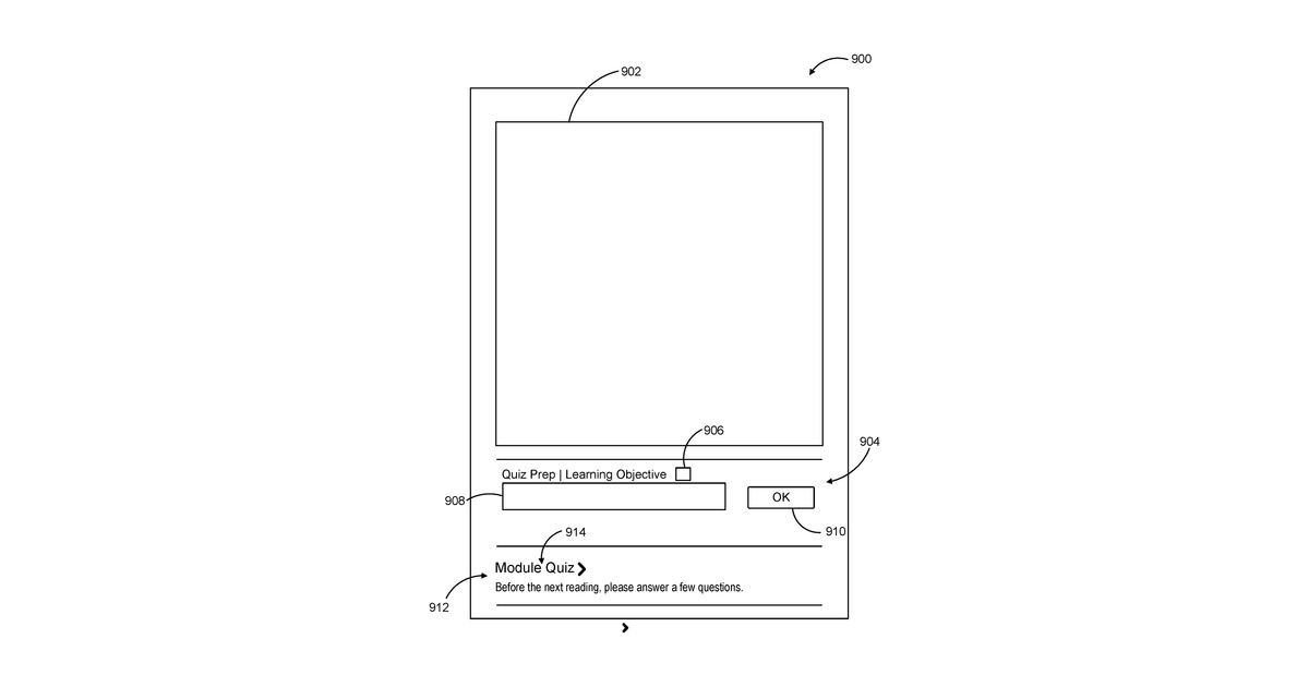 Patent drawing for Systems and methods for automated bayesian-network based mastery determination