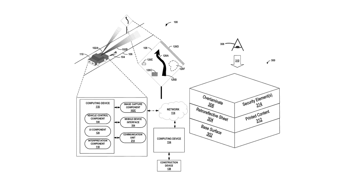 Patent drawing for Vehicle-sourced infrastructure quality metrics
