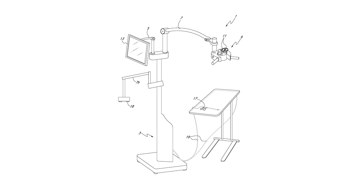 Patent drawing for Surgical visualization systems and displays