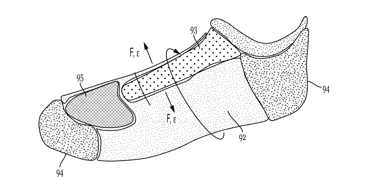 Patent drawing for Method for manufacturing a shoe upper