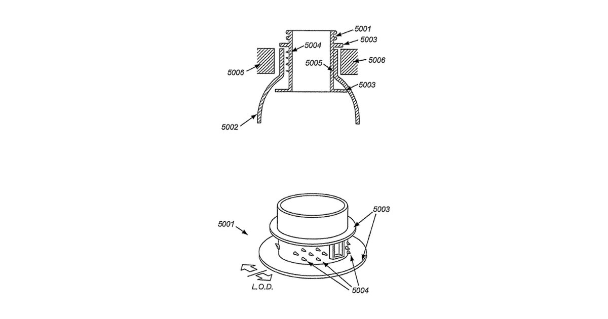 Patent drawing for Containers for holding materials