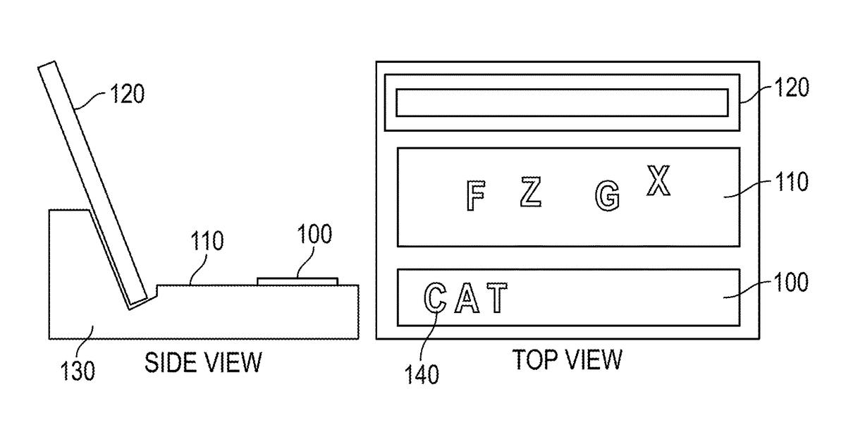 Patent drawing for Phonics exploration toy