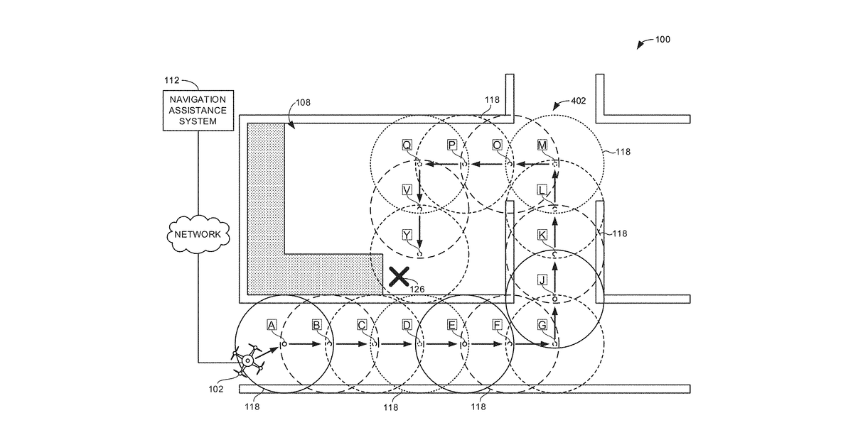 Patent drawing for Methods and apparatus to facilitate autonomous navigation of robotic devices