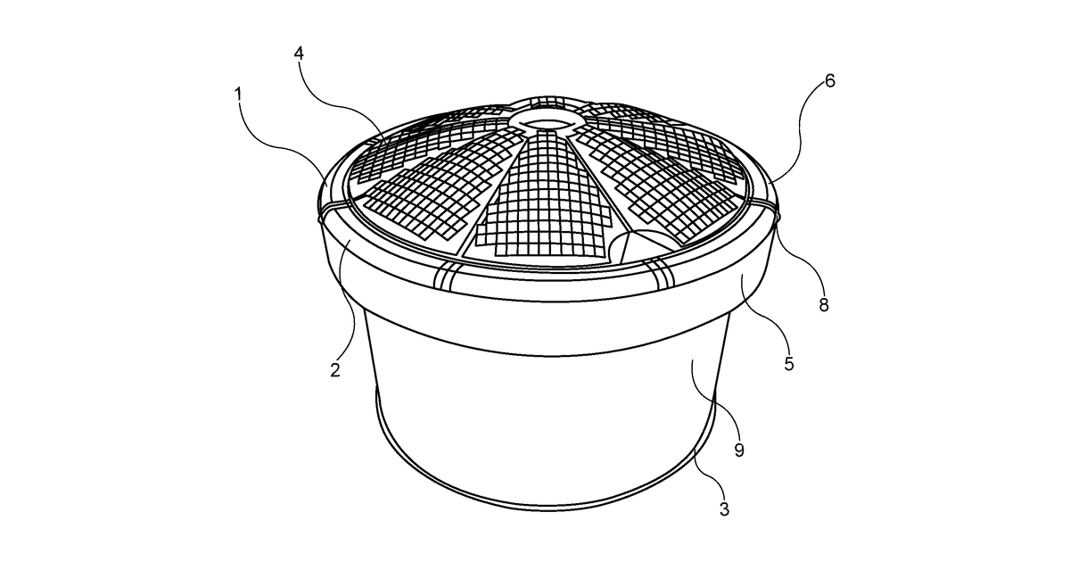 Patent drawing for Fish farm
