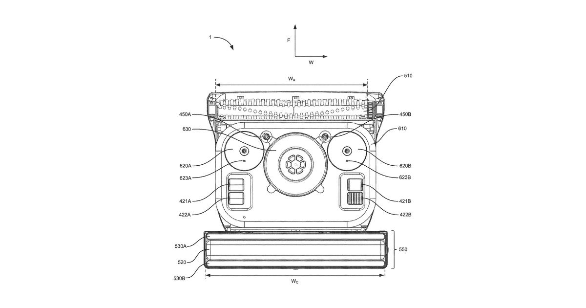 Patent drawing for Window cleaning robot