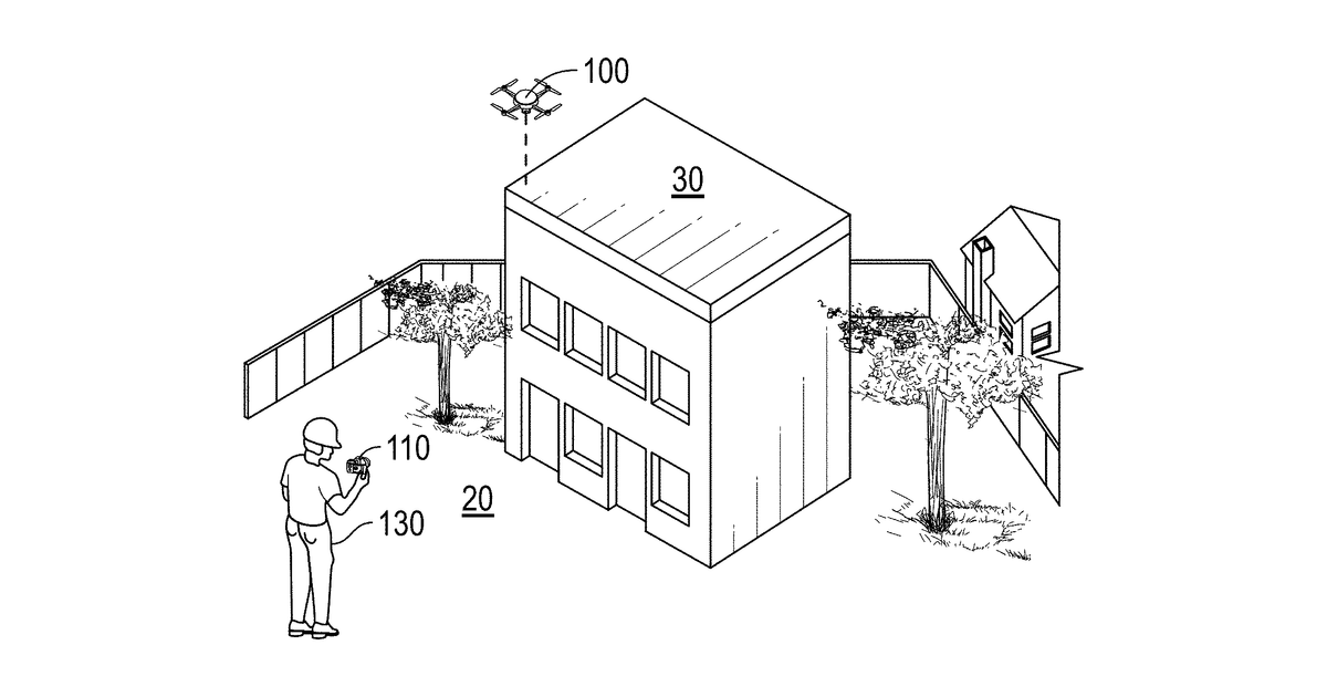 Patent drawing for System and method for structure inspection