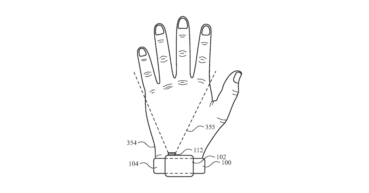 Patent drawing for Watch having a camera