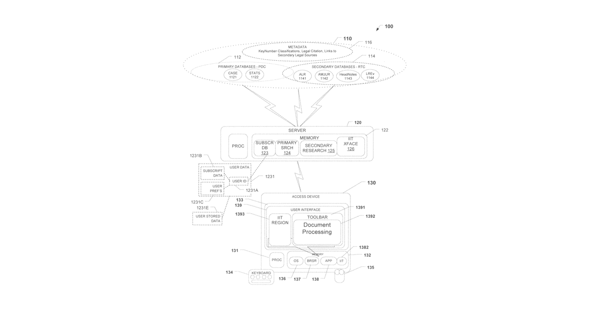 Patent drawing for Method and system for integrating web-based systems with local document processing applications