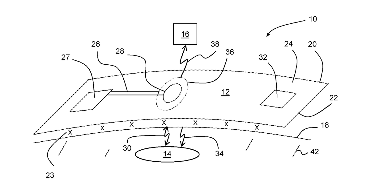 Patent drawing for Medical sensor system, in particular continuous glucose monitoring system
