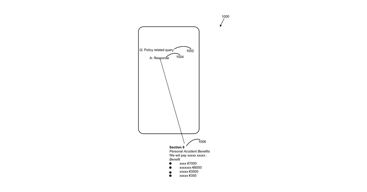 Patent drawing for Automatically generating natural language responses to users' questions