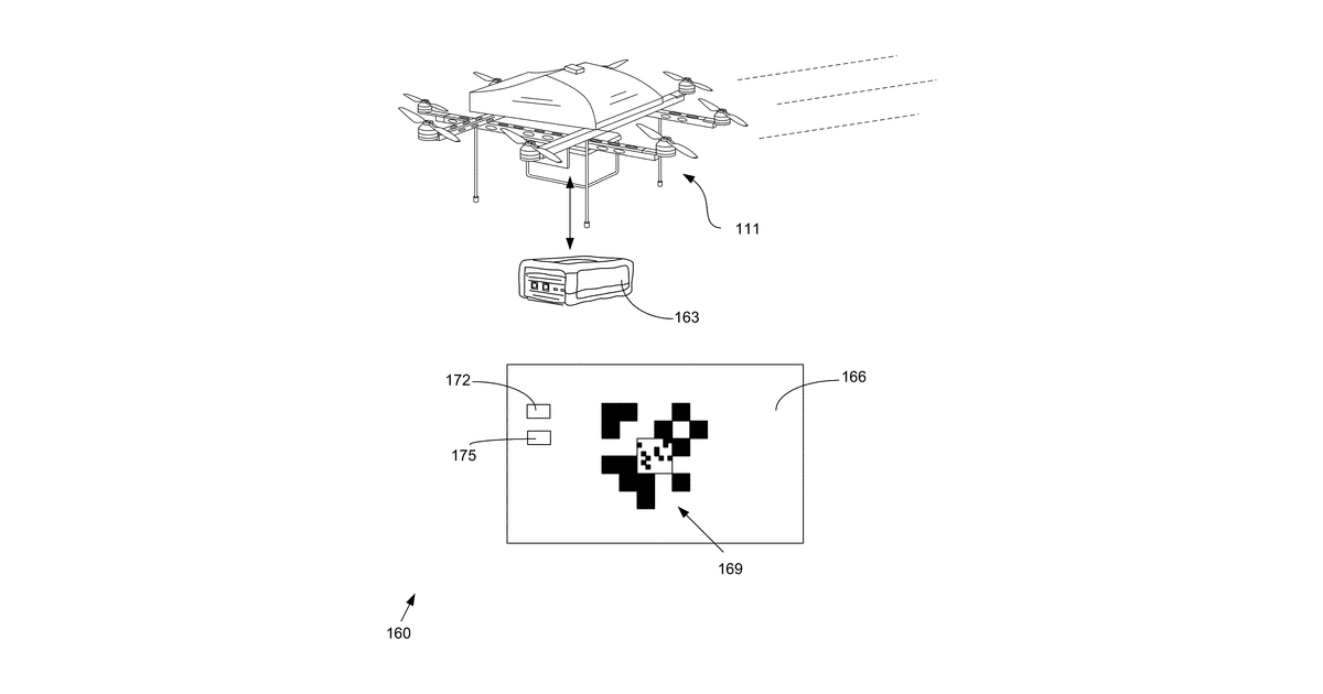 Patent drawing for Managing radio-based network infrastructure using unmanned vehicles