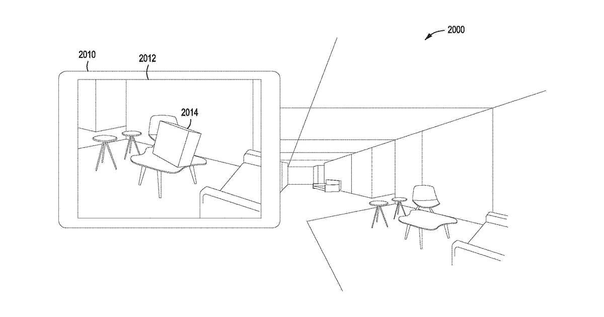Patent drawing for Precise scaling of virtual objects in an extended reality environment